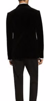 Black Cotton Blazer 3