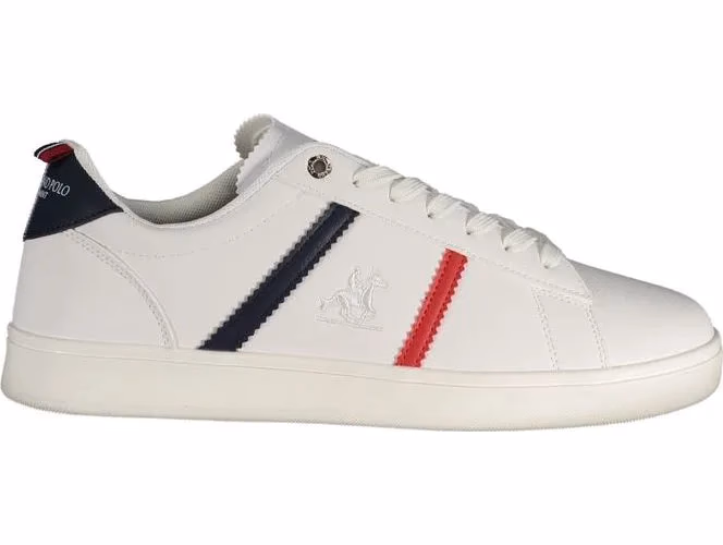 Bianco Poliuretano Uomo Sneaker