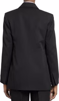 Black Virgin Wool Blazer 3