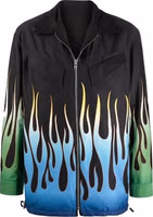 Black Cotton Full-Length Jacket 1