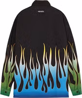 Black Cotton Full-Length Jacket 2