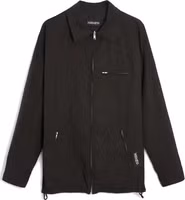 Black Cotton Full-Length Jacket 3
