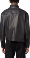 Black Lamb Leather Leather Jacket 3