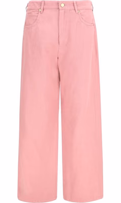 Multicolor Cotton Casual Pants