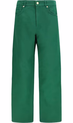 Bicolor Cotton Casual Pants