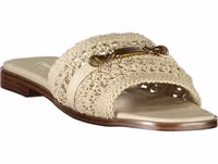 Beige Leather Women's Sandal 2