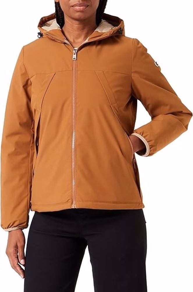 Brown Polyamide Bomber