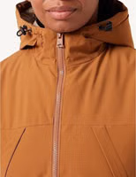 Brown Polyamide Bomber 3