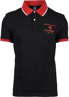 Black Cotton Polo Shirt 1