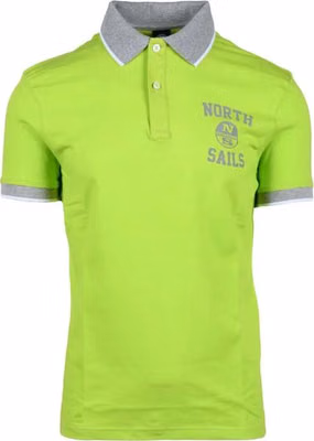 Green Cotton Polo Shirt