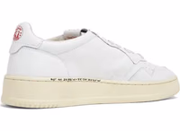 White Leather Athletic Sneakers 3