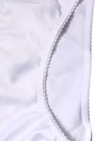 White Silk Stretch Mid Waist Brief Panty Underwear 2