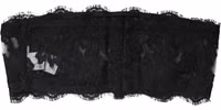 Black Lace Bandeau Bra Tube Top Underwear 2