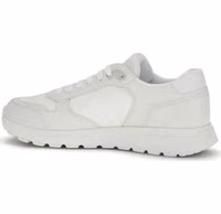 White Recycled Polyamide Athletic Sneakers 3