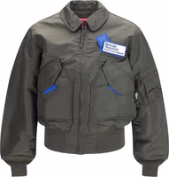 Bicolor Nylon Bomber 1