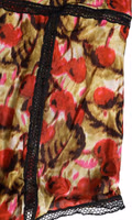 Multicolor CherryPrint Lace Bodysuit Underwear 1