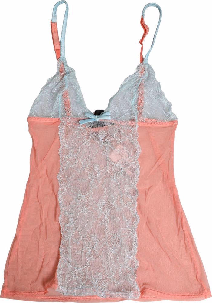 Multicolor Sheer Lace Lingerie Chemise Top Underwear