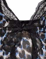 Multicolor Leopard Babydoll Chemise Underwear 3