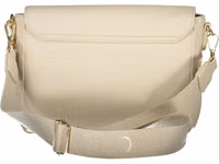 Beige Polyurethane Women's Bag 2