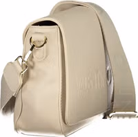 Beige Polyurethane Women's Bag 3