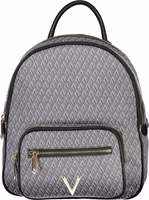 Black Polyurethane Women's Backpack 1