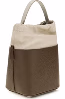 Brown Calf Leather Bos Taurus Backet Bag 3