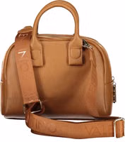 Brown Polyurethane Women's Bag 2