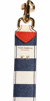 Multicolor Leather Striped Bag Accessory Shoulder Strap 2