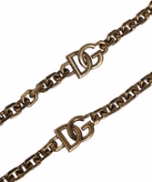 Black Leather Gold Chain Bag Accessory Shoulder Strap 2