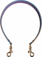 Orange Purple Calf Leather Bag Accessory  Shoulder Strap 4