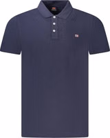 Blue Cotton Men's Polo 1