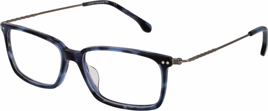 Blue Stainless Steel Glasses (Frames)