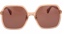 Orange Acetate Sunglasses 2