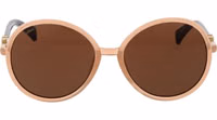 Beige Plastic Sunglasses 2