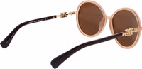 Beige Plastic Sunglasses 3