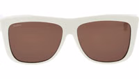 White Acetate Sunglasses 2