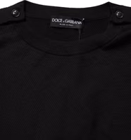 Black Crew Neck Long Sleeve Pullover Sweater 2
