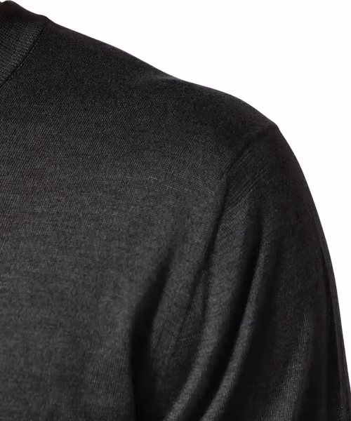 Gray Long Sleeves Crew Neck Pullover Sweater