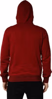 Red Cotton Full Zip Fleece Men Hoodie Sweater 4