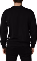 Black Logo Milano Cotton Sweatshirt Sweater 5