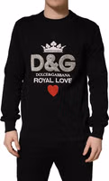 Black Embellished Cotton Sweatshirt Sweater 2