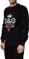 Black Embellished Cotton Sweatshirt Sweater 3