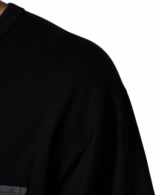 Black Camouflage Pocket Oversized T-shirt