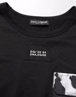 Black Camouflage Pocket Oversized T-shirt 2