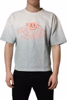 Green Tie-Dye Graphic Print Cotton Crewneck  T-shirt 4