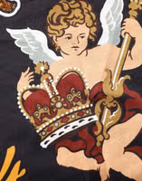 Black Angel Print Cotton Crew Neck T-shirt 3