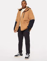 Brown Polyester Parka 2