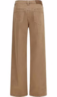 Brown Cotton Straight-Leg Jeans 2