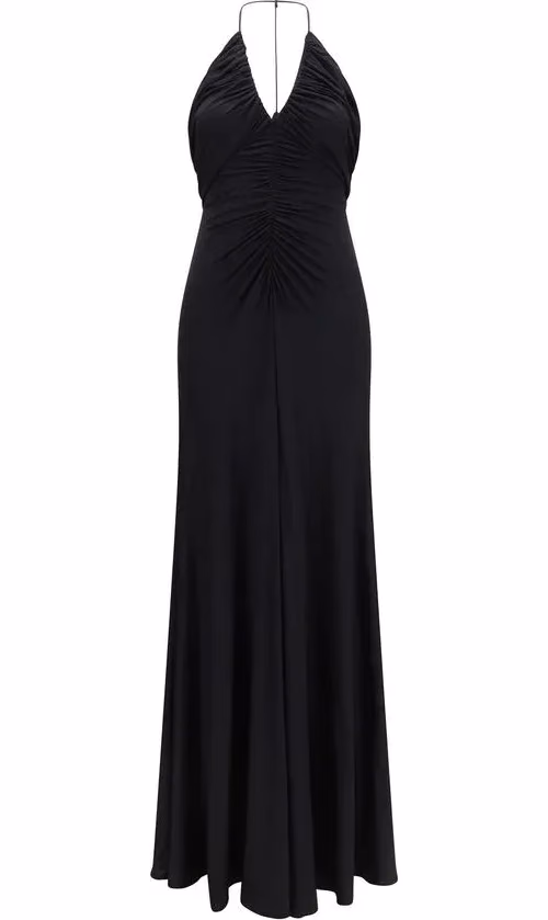 Black Viscose Cocktail Dress