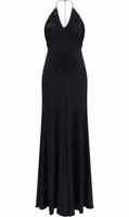 Black Viscose Cocktail Dress 1